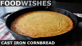 Cast Iron Cornbread - Honey Butter Cornbread - Food Wishes