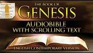 Holy Bible Audio: GENESIS 1 to 50 - With Text (Contemporary English)