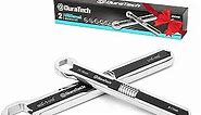 DURATECH Universal Wrench Set, Adjustable Wrench Set, SAE & Metric, 8-inch&10-inch, 44 sizes in 2 Piece, Drop Forged, ANSI standard