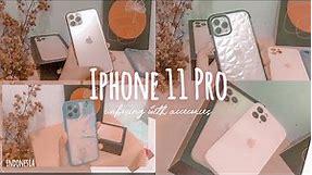 Unboxing Iphone 11 Pro Gold 256gb | Unboxing With Accecories📱Indonesia