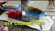 How to MAKE YOUR OWN Cigarettes AT HOME!