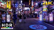 【4K HDR】100 minutes of Tokyo Night - Shinjuku Kabukicho