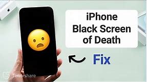 My iPhone Screen is Black But Still Works | Black Screen of Death [3 Ways]
