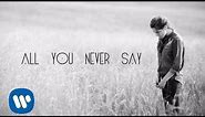 Birdy - All You Never Say (Official Lyric Video)