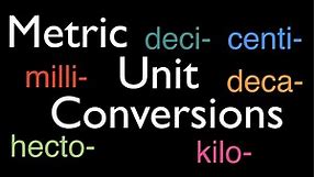 Metric Unit Conversions Made Easy