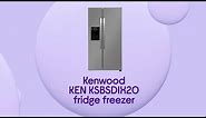 Kenwood KSBSDIX20 American-Style Fridge Freezer - Inox | Product Overview | Currys PC World