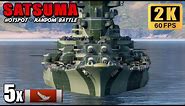 Super battleship Satsuma - doesnt care about armor with 510mm guns