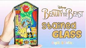 Beauty & The Beast Stained Glass Design │ Sophie & Toffee Disney Box Tutorial