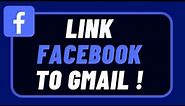 How to Link Facebook to Gmail !