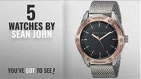 Top 10 Sean John Watches [2018]: Sean John Men's ' Quartz Metal and Stainless Steel Dress Watch,