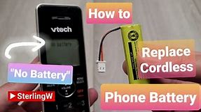 Replacing VTECH LS6425 Cordless Phone Batteries