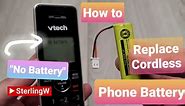 Replacing VTECH LS6425 Cordless Phone Batteries