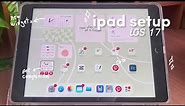 iPad home screen setup 📱🍎 | aesthetic, 9th gen, custom widgets, new wallpaper