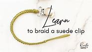 How to make a braided leather clip?