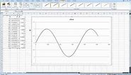 Sine and Cosine Graphs on Excel