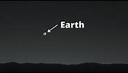 NASA's Mars Rover Spotted Earth From Mars