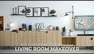 Living Room Makeover Pt.1 (DIY IKEA Sideboard Hack + Coffee Bar)