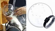 Cat Muzzle Cat Helmet Cat Transparent Muzzle XL Size, Breathable Cat Hood, Adjustable Kitten Astronaut Helmet Prevent from Cats Biting Chewing Grooming, Cat Ball Mask for Aggressive Cat