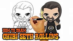 How to Draw Seth Rollins | WWE Superstars
