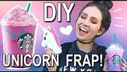 DIY STARBUCKS UNICORN FRAPPUCCINO ♡ How to make your own Unicorn Frap!