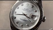 Rolex Datejust 41 Mother of Pearl and Diamond Dial 126334 Rolex Watch Review