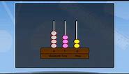 FOUR DIGIT NUMERALS ON ABACUS