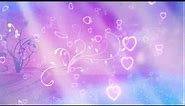 (Pre-release) Flourishes and Hearts Valentines Day Background Motion Graphic Free Download