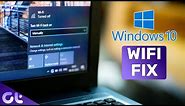 How To Fix WiFi Connection Problems in Windows 10 Easily | Guiding Tech