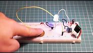 How to make a touch sensitive button or switch
