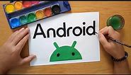 How to draw the Android logo 2023