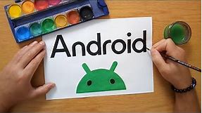 How to draw the Android logo 2023