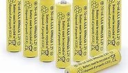 NiCd AAA 1.2V 600mAh Triple A Rechargeable Batteries for Outdoor Solar Lights Solar Lamp Garden Light (8 Pack)