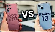 Galaxy S22 Ultra vs iPhone 13 en 2024 ¿Cuál Comprar?🤔