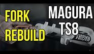 Magura ts8 Fork Rebuild. Losing 150mm-130mm.
