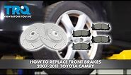 How to Replace Front Brakes 2007-2011 Toyota Camry