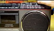 1985 GE radio/cassette recorder: ultimate cheapness