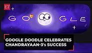 Google celebrates India's first-ever soft landing on the moon’s south pole with a doodle