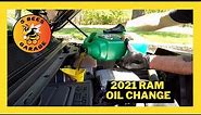 2021 Ram 5.7 Hemi Oil Change