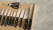 Chicago Cutlery Metropolitan High-Carbon Blade Block Knife Set (15-Piece)