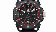 Luminox ICE SAR Arctic Outdoor Adventure Black w/ Red Accents Dial Rubber Strap Watch, 46mm - XL.1051