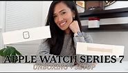 Apple Watch Series 7 UNBOXING and SETUP (starlight aluminum 41mm) - my FIRST EVER smartwatch!