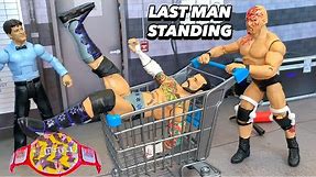 “Stone Cold” Steve Austin vs CM Punk - Last Man Standing Action Figure Match! Hardcore Championship!