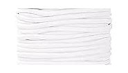 Mandala Crafts Tent Pole Shock Cord 3/16 Inch White 6mm Thick Elastic Cord - 16 YDS DIY Round Stretchy Cord Rope - Heavy Duty Kayak Bungee Cord Stretch String