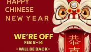 Happy Chinese Dragon New Year!