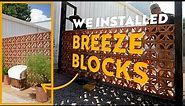 Breeze Block Wall Installation Timelapse | Tile 101 by Clay Imports