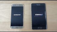 Samsung Galaxy S6 Edge vs. Samsung Galaxy Note Edge - Which Is Faster? (4K)