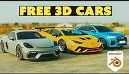 Download FREE 3D car models - Tutorial