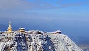 Breathtaking View of Emei Mountain Becoming Winter Fairyland in Southwest China