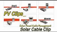 Solar cable clips