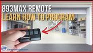 893MAX Liftmaster Remote Program | Determine if it's compatible with your opener & how to program